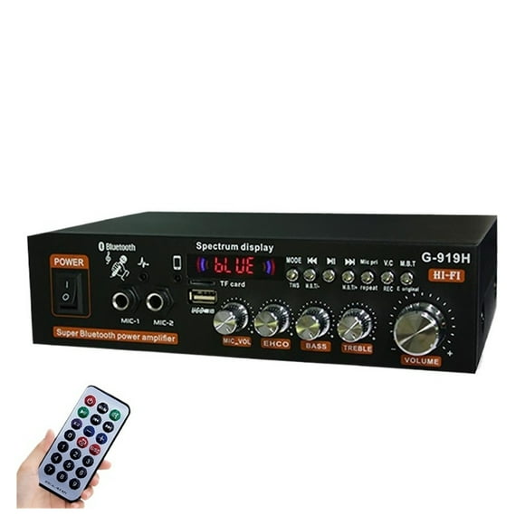 G-919H 1000W Home Power Amplifiers Bluetooth Amplificador Subwoofer Speakers Theater Sound System
