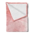 thumbnail image 2 of Peach Soft Flannel Fleece Throw Blanket, Hand Drawn Watercolor Style with Brush Strokes with Ombre Effect Print, Cozy Plush for Indoor and Outdoor Use, 70" x 90", Coral White, by Ambesonne, 2 of 5