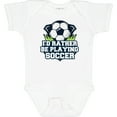 thumbnail image 3 of Inktastic I'd Rather Be Playing Soccer Boys or Girls Baby Bodysuit, 3 of 5