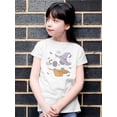 thumbnail image 2 of Cute Baby Panda In Basket T-Shirt Juniors -Image by Shutterstock,  Small, 2 of 4