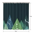 thumbnail image 5 of Rideau de Douche de Noël pour Salle de Bain, Rideaux de Douche de Noël Rouges, Durables et Beaux, Crochets de Rideau de Bain Inclus, 72x72 Pouces, 5 of 5