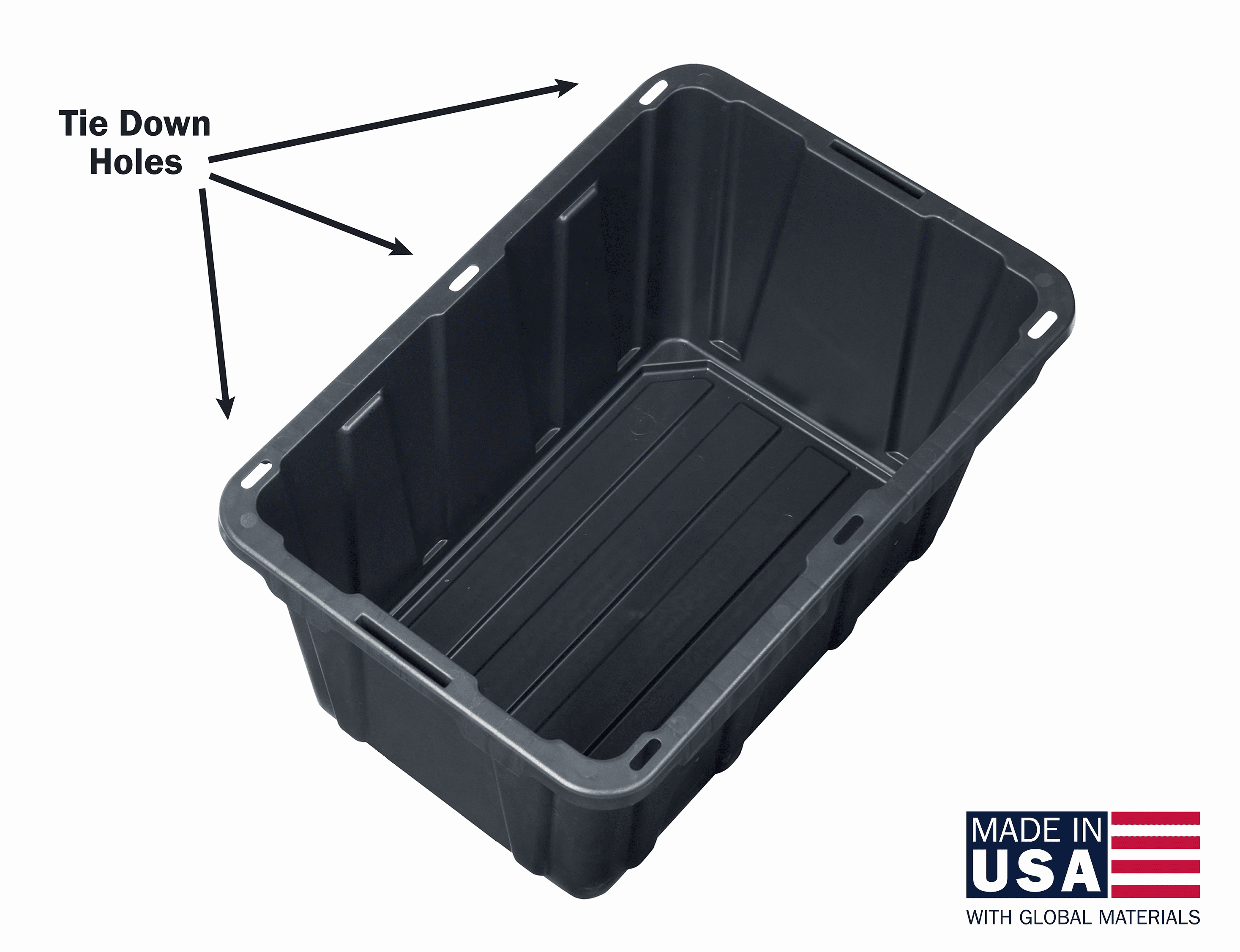 Universal 27 Gallon Tough Tote Caddy - 2 pack