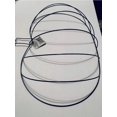 thumbnail image 5 of (4) HTL Pumpkin Shaped 3D Metal Wire Wreath Forms, Fall Thanksgiving, Holiday Front Door Wreath Frame 13-inx17.625-in., 5 of 6