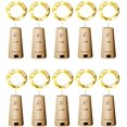 thumbnail image 1 of 10pcs 20 LEDs fil de cuivre Mini Cadena de luces de hadas Luces estrelladas alimentadas por batería Regalo para los días de Acción de Gracias Decoración de Navidad Fiesta de bodas de bricolaje Interior al aire libre oso de fresa Electrónica, 1 of 4