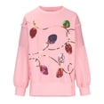 thumbnail image 4 of Women's Sweatshirts Women's Long Sleeve Blouse Casual Sweatershirt Sequin Hoodies Lightweight Sweatshirts for Women Cute Sweatshirts Crew Neck Sweatshirts Women, 4 of 8