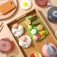 thumbnail image 3 of Accesorios de juguete de cocina para niños, juego de cocina para acampar con barbacoa para niños pequeños, juego de cocina con ollas, sartenes, utensilios de cocina, juguetes, comida y verduras, 3 of 8