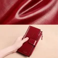 thumbnail image 7 of Women Leather Wallets RFID Blocking Clutch Card Holder Ladies Purse with Zipper Pocket, 7 of 7