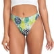 thumbnail image 1 of Balery Shell Clam Tangas de Algodón para Mujer con Estampado – Ropa Interior Sexy, Transpirable, G-string-4X-Large, 1 of 6