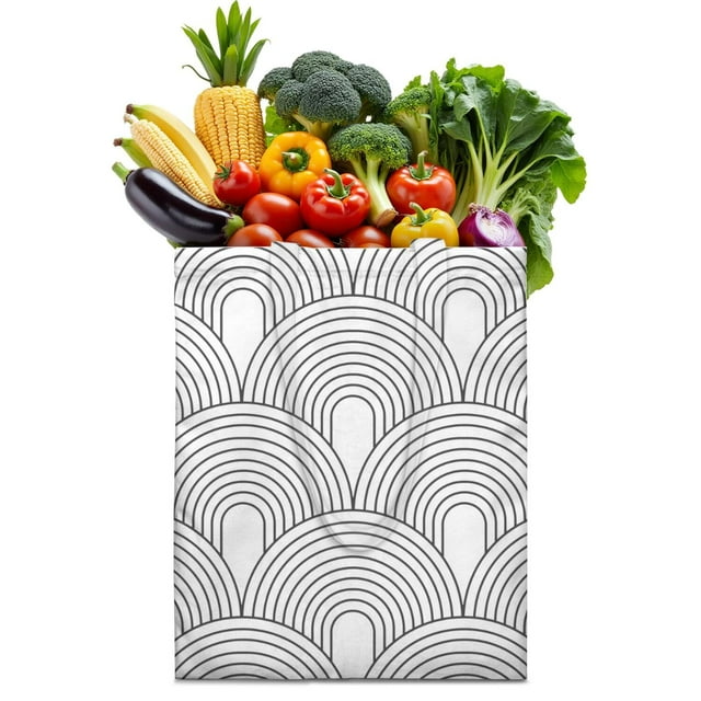 Sac en Toile Motif Tribal – Ethnique Bohème Réutilisable