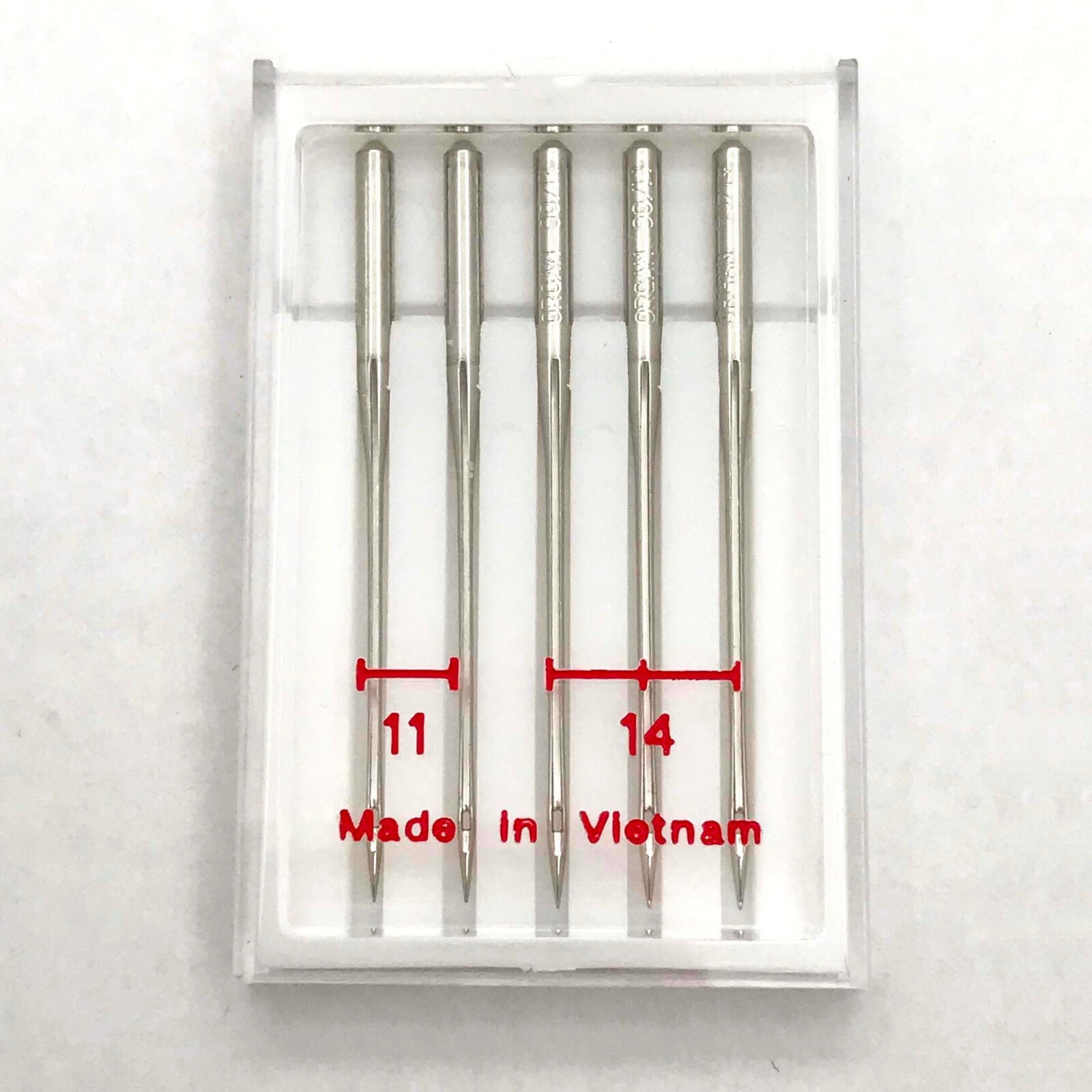 Janome 5 Pk. HAX1SP Assorted Serger Needles (Size 11 & 14) 784860100
