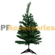 Wideskall 24" inch Mini Tabletop Artificial Christmas Pine Tree Green