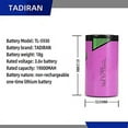 thumbnail image 6 of (Pack of 2) TL-5930 3.6V Battery 19000mAh for Tadiran TL-5930 Series Size D, 6 of 7