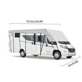 thumbnail image 2 of RV Roof Cover Heavy Duty Waterproof Dustproof Snow Proof Travel Trailer Roof Top Cover, Waterproof Sun UV Protection for RVs Motorhomes Truck Campers, 2 of 3