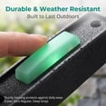 thumbnail image 5 of NOGIS 2 Pack Lighted Doorbell Button, Universal Garage Door Switch Wired Wall Mounted Doorbell Push Button (Black Button, Green Light), 5 of 7