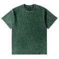 thumbnail image 5 of Akiihool Mens Summer Tshirts Graphic Men's Cotton Crewneck T-Shirts Short Sleeve Plain Tee Moisture Wicking Casual Tshirts Solid Color Green,S, 5 of 8