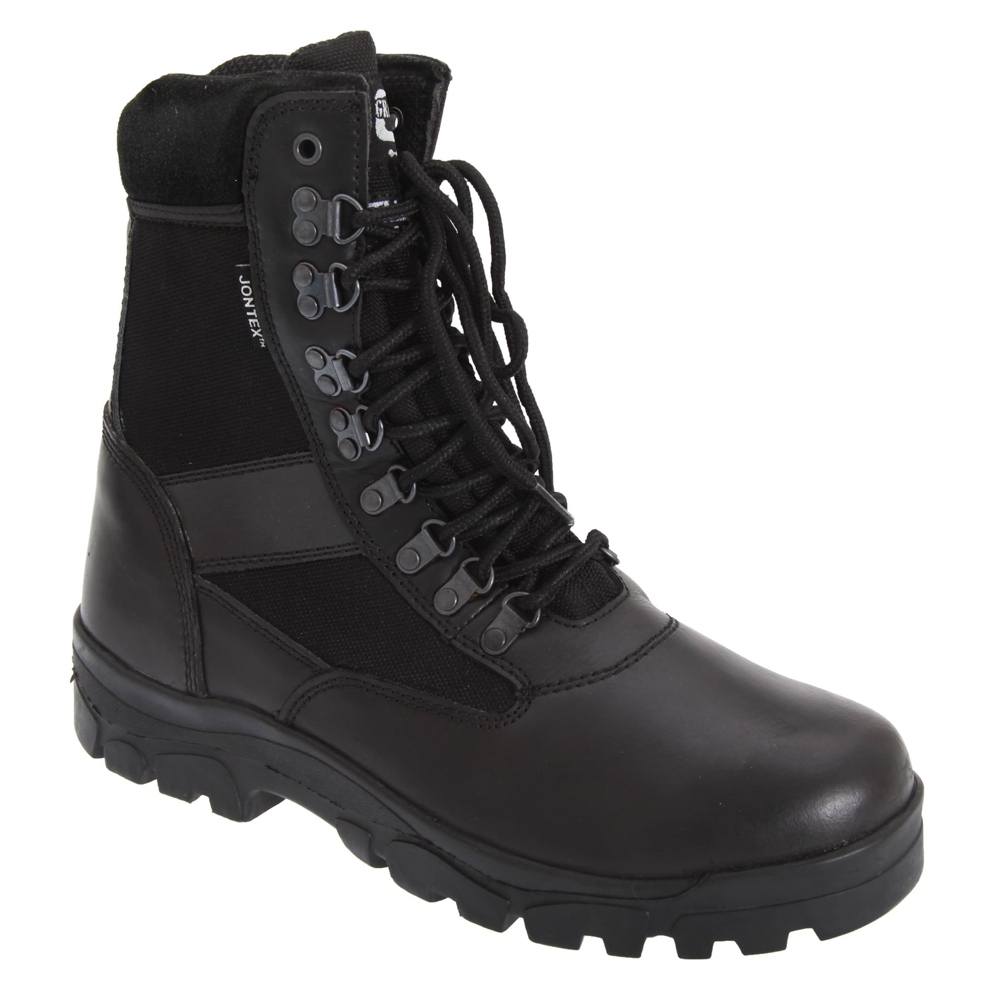 Grafters Mens Combat Boots Army Military Cadet Style Assault Footwear Black 