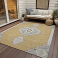 thumbnail image 6 of Addison Rugs Chantille Indoor/Outdoor Traditional Vintage Gold Washable Rectangle Rug, 10' x 14', 6 of 6