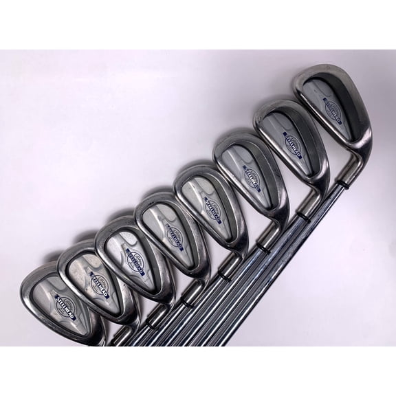 Pre-Owned Callaway X-14 Iron Set 3-PW Steelhead Stiff Steel Mens RH