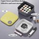 thumbnail image 4 of Sewing Box Portable, DIY Sewing Supplies Kit,Apricot Yellow, 4 of 5