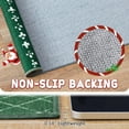 thumbnail image 4 of RUGKING Christmas Area Rug 8x10 Moroccan Modern Washable Non Slip Thin Diamond Holiday Decor Carpet for Bedroom Living Room Green, 4 of 5