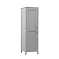 thumbnail image 3 of Elegant Kitchen and Bath 20 Inch Wide Bathroom Linen Storage Freestanding Cabinet In Grey, 3 of 14