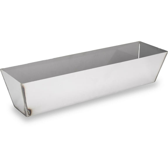 MARSHALLTOWN Stainless Steel Contour Bottom Mud Pan, 14" Width, with Grip and Reduced Fatigue, Made in the USA, 023-014