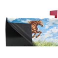 thumbnail image 4 of Ryvnso Mailbox Cover Magnetic Horse Running Mailbox Wrap Large Size 25.5x21 Inch, 4 of 8