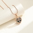 thumbnail image 4 of Tree of Life Urn Necklace for Ashes Heart Cremation Jewelry with Crystal / Abalone Shell Heart Urn Ashes Keepsake Necklace for Women Ashes Holder with Funnel Filler Jewelry, 4 of 7