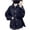 Black, variant on Lapel Button Down Jacket Women Loose Fit Casual Jackets with Pockets Fall Lightweight Drop Shoulder Outerwear M-2XL