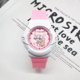 thumbnail image 1 of Reloj con correa de silicona para niños con bonitos dibujos de alta calidad, reloj de cuarzo rosa Hello Kitty Kuromi para regalo para niñas, 1 of 4