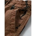 thumbnail image 3 of Yunliwuli Men Cargo Shorts, Elastic Waist Button Zipper Closure Letters Print Summer Shorts Streetwear with Pockets, 3 of 8