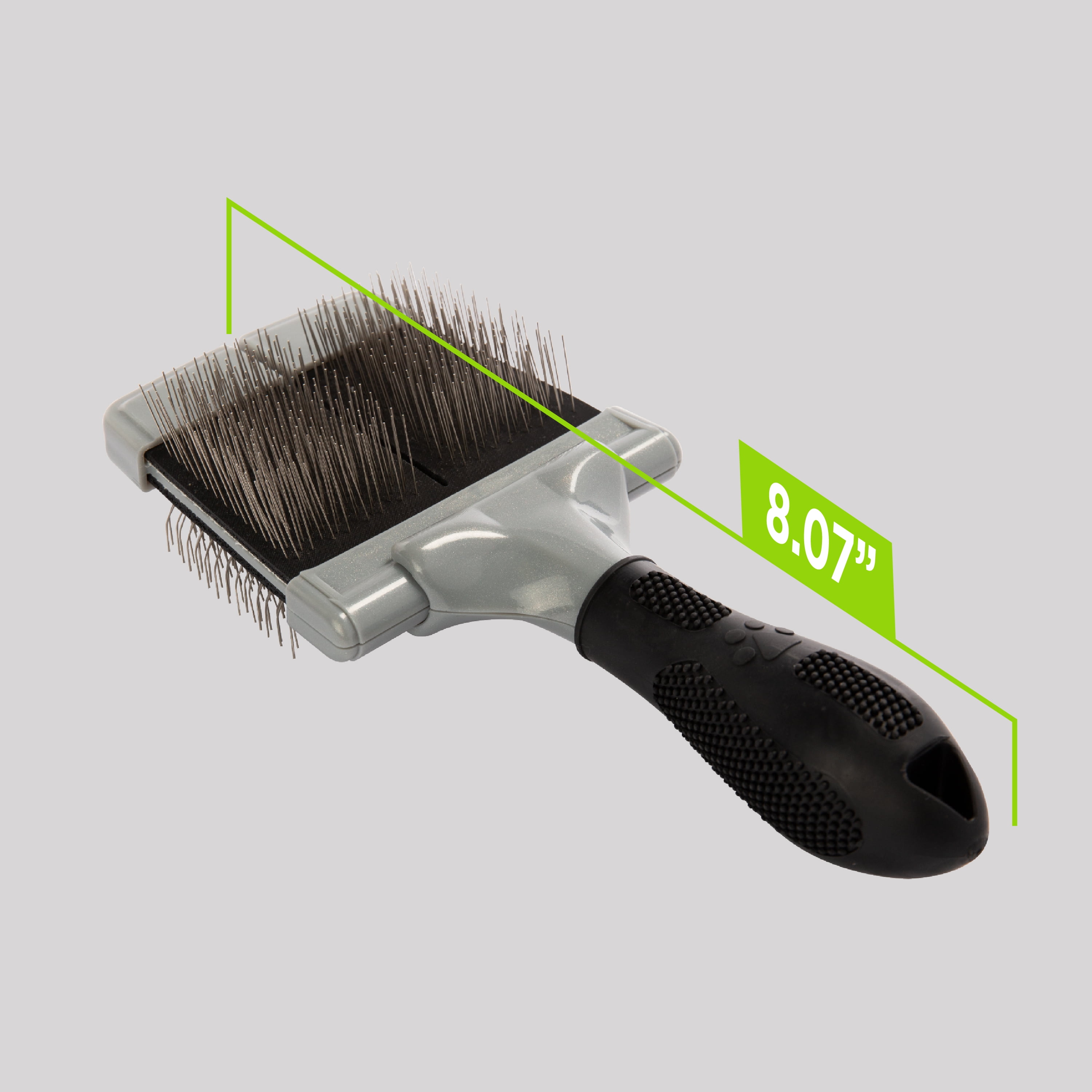 FURminator Soft Slicker Brush for Large Dogs with Silky or Wiry Coats