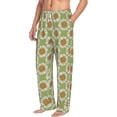 thumbnail image 2 of Uemuo Daisies Flowers Pattern Men's Wide Leg Palazzo Lounge Pants with Pockets Light Weight Loose Comfy Casual Pajama Pants-X-Large, 2 of 9