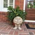thumbnail image 2 of Homestyles Stone Wash Mama Petunia the Muggly Statue Humorous Face Planter Pot, 2 of 4