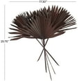 thumbnail image 3 of 26" Handmade Large Sun Palm Spear Dried Plant Natural Foliage Palm Leaf Bouquet, by DecMode, 3 of 8