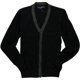 thumbnail image 1 of Suéter tipo cárdigan de algodón informal para hombre de Club Room, negro, mediano, 1 of 1