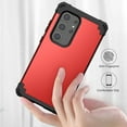 thumbnail image 7 of for Samsung Galaxy S24 Ultra Case, 3 in 1 Heavy Duty Rugged Hybrid Anti Slip Shockproof Hard PC Cover Soft Silicone Bumper Non-Slip Protective Phone Case Cover for Samsung Galaxy S24 Ultra, Red, 7 of 7