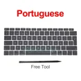 thumbnail image 1 of Nouveau A1932 Key Keycaps Cap Papillon Claviers Réparation pour Macbook Air Retina 13 Pouces 2018 2019 Année Portugal, 1 of 6