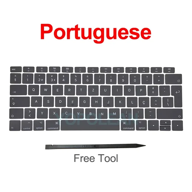 Nouveau A1932 Key Keycaps Cap Papillon Claviers Réparation pour Macbook Air Retina 13 Pouces 2018 2019 Année Portugal