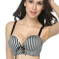 thumbnail image 2 of FallSweet Add Two Cups Bras Brassiere for Women Push Up Padded Unlined, 2 of 4