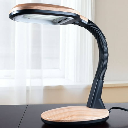 Natural Sunlight Desk Lamp Light Wood Grain Color by Lavish (Best Natural Light Lamp)