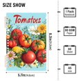 thumbnail image 2 of FORMRS 1-Subject Spiral Notebook 8" x 5" College Ruled 60 Refillable Sheet A5 Hard Cover, 2 Pack, Orange Floral Tomatoes, 2 of 7