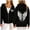 Black, variant on Womens Angel Wings Print Zip Hoodies Trendy Loose Fit Hooded Sweatshirts Long Sleeve Y2K Fall Fashion Jackets Y2K Hoodies Navy L