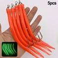 thumbnail image 4 of 5Pcs Codfishfishing Eel Tube Jig Bait Shank Offset Hook Barbed Octopus Hook, 4 of 7