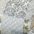 thumbnail image 6 of Reversible Patchwork Furniture Protector, Machine Washable Slipcover, Recliner, Grey, 6 of 6
