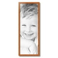 thumbnail image 2 of ArtToFrames 10" x 27" Honey Picture Frame, 10x27 inch Brown Wood Poster Frame (WOM-4214),  Pack, 2 of 8