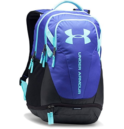 blue and black under armour backpack
