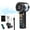 Black, variant on 4-in-1 portable spray handheld fan, Extra-large battery USB rechargeable spray fan, 100 gear adjustable, mini fan, foldable personal fan, LED display, Applicable to makeup/shopping/concert(Pink)