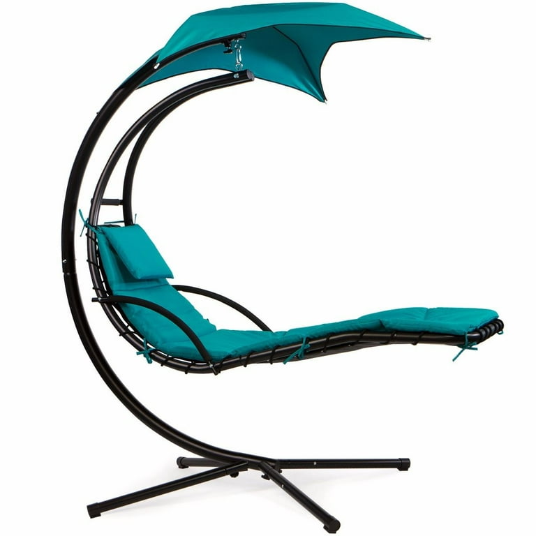 Barton hanging chaise lounger patio chair floating cheap canopy swing chair hammock arc stand chair