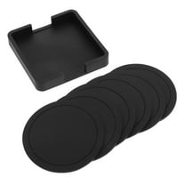 unbranded  Coaster Set Mats Decor Cup Dinner Holder Desk Coasters Black